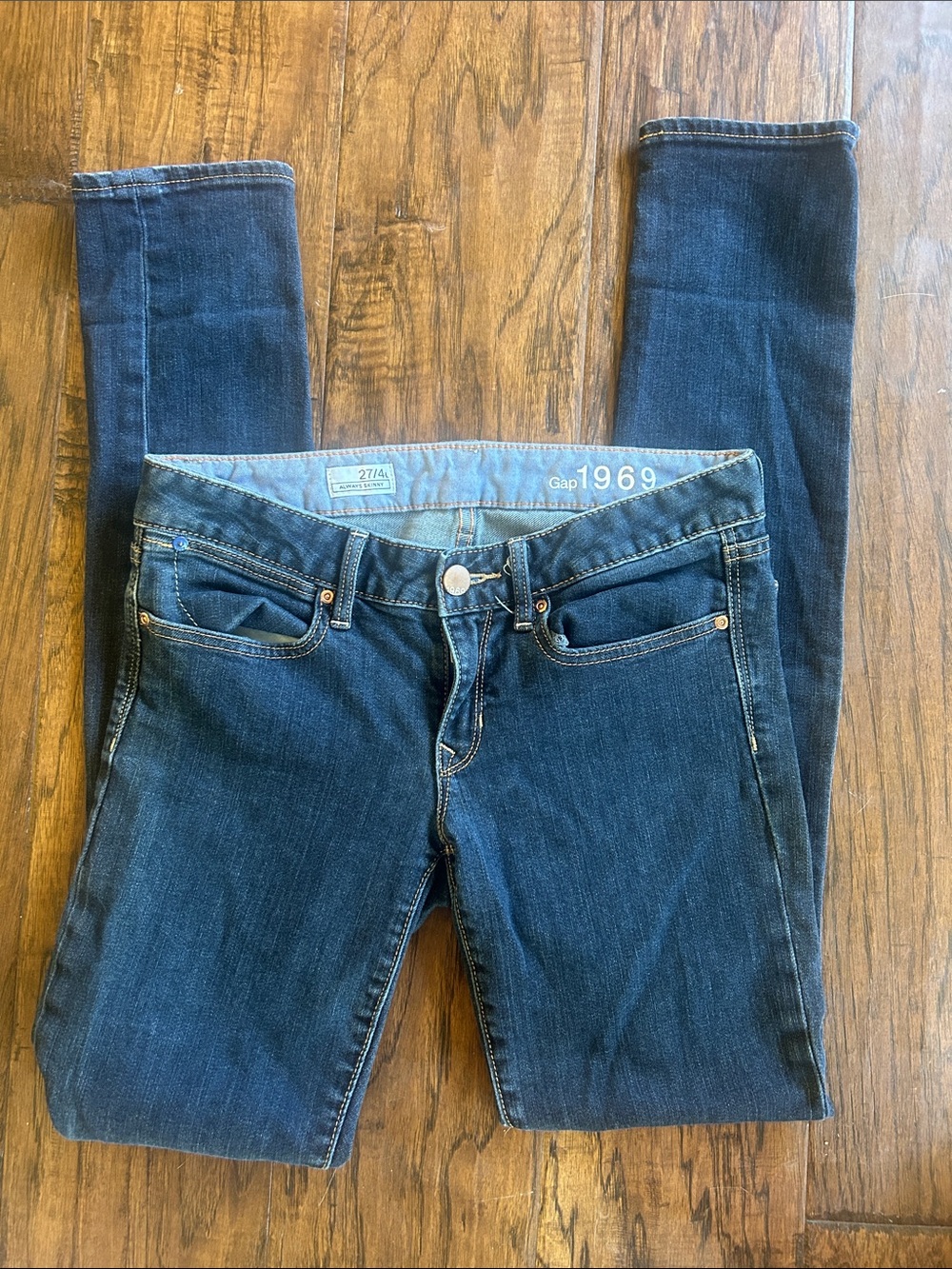 GAP 1969 Indigo Skinny Jeans